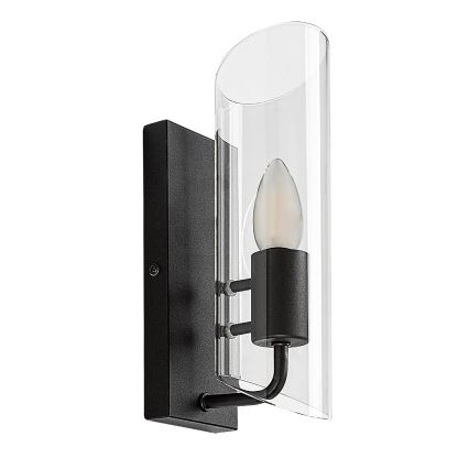 Rabalux - Aplique de baño 1xE14/12W/230V IP44 negro