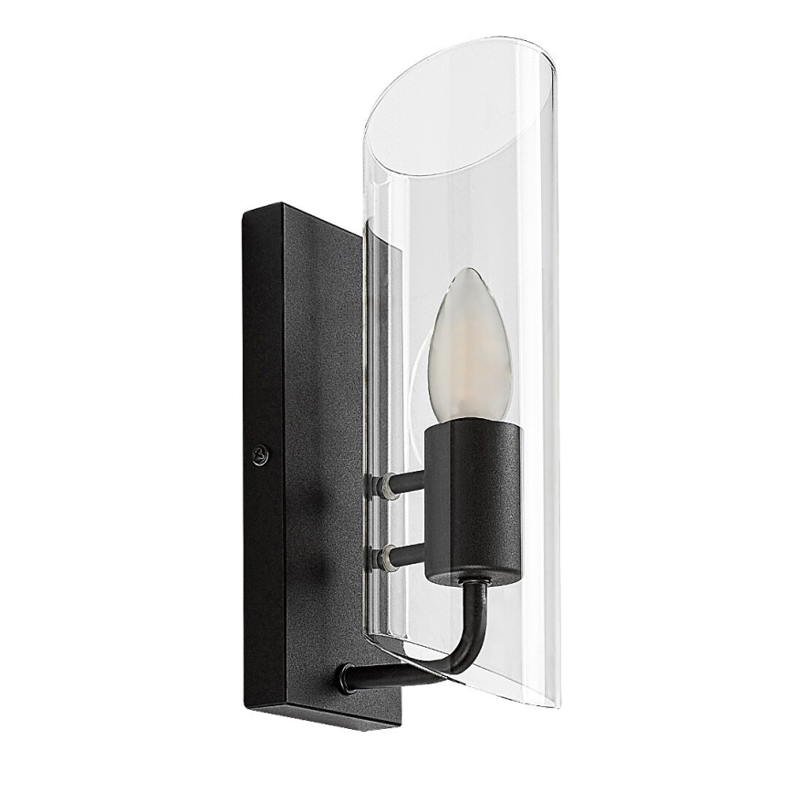 Rabalux - Aplique de baño 1xE14/12W/230V IP44 negro