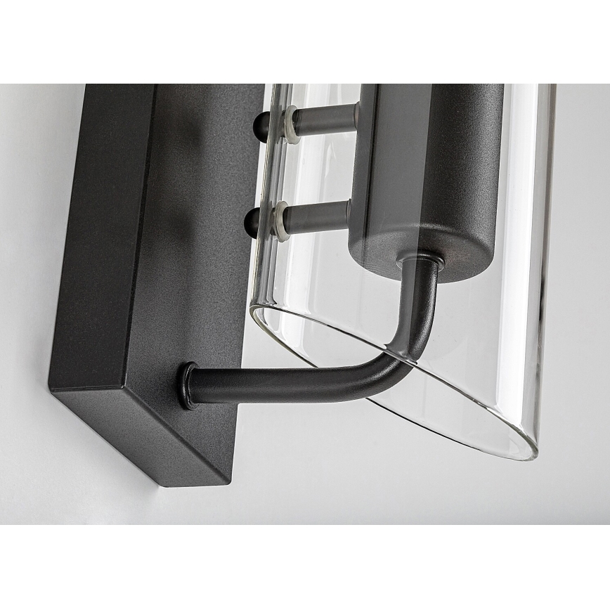 Rabalux - Aplique de baño 1xE14/12W/230V IP44 negro