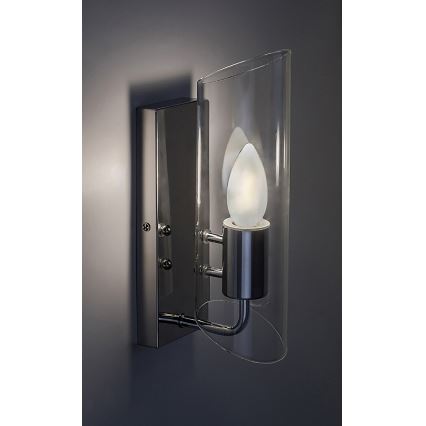 Rabalux - Aplique de baño 1xE14/12W/230V IP44 cromo brillante