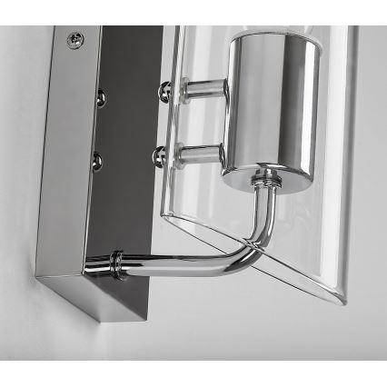 Rabalux - Aplique de baño 1xE14/12W/230V IP44 cromo brillante