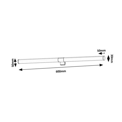 Rabalux - Iluminación LED para espejo de baño LED/8W/230V IP44 60 cm