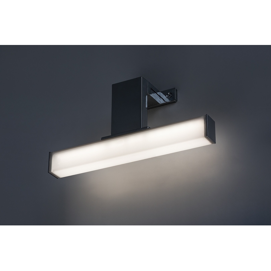 Rabalux - Aplique LED para espejo de baño, 4W/230V, IP44, 20 cm, cromo brillante