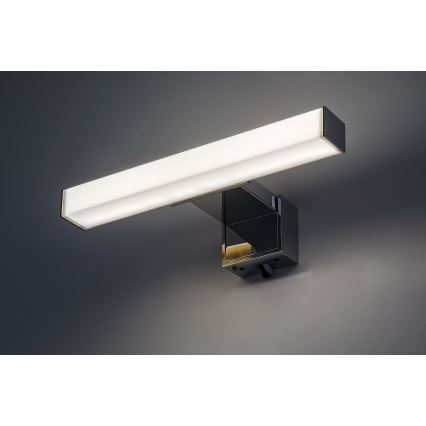 Rabalux - Aplique LED para espejo de baño, 4W/230V, IP44, 20 cm, cromo brillante