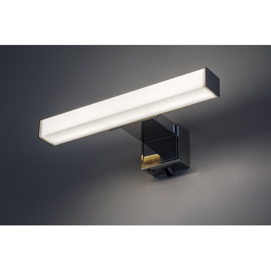 Rabalux - Aplique LED para espejo de baño, 4W/230V, IP44, 20 cm, cromo brillante