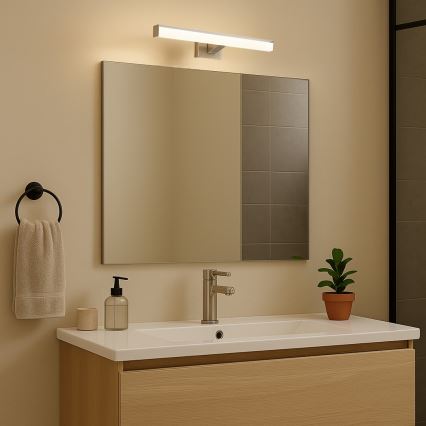 Rabalux - Iluminación LED para espejo de baño LED/6W/230V IP44 40 cm cromo brillante