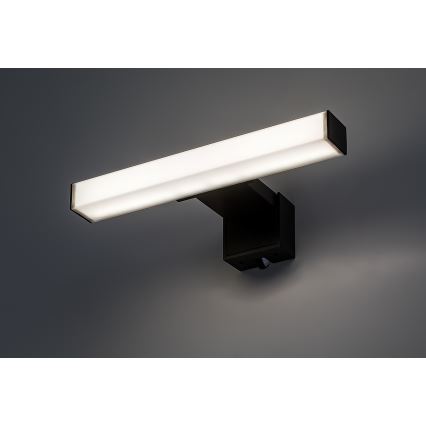 Rabalux - Aplique LED para espejo de baño, 4 W, 230 V, IP44, 20 cm, negro
