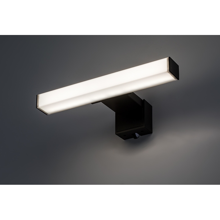Rabalux - Aplique LED para espejo de baño, 4 W, 230 V, IP44, 20 cm, negro