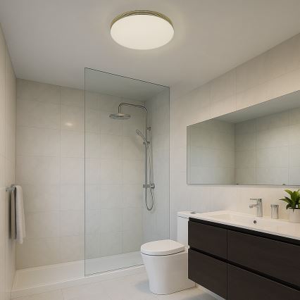 Rabalux - Plafón de techo LED para baño 18W/230V IP44 diámetro 34 cm