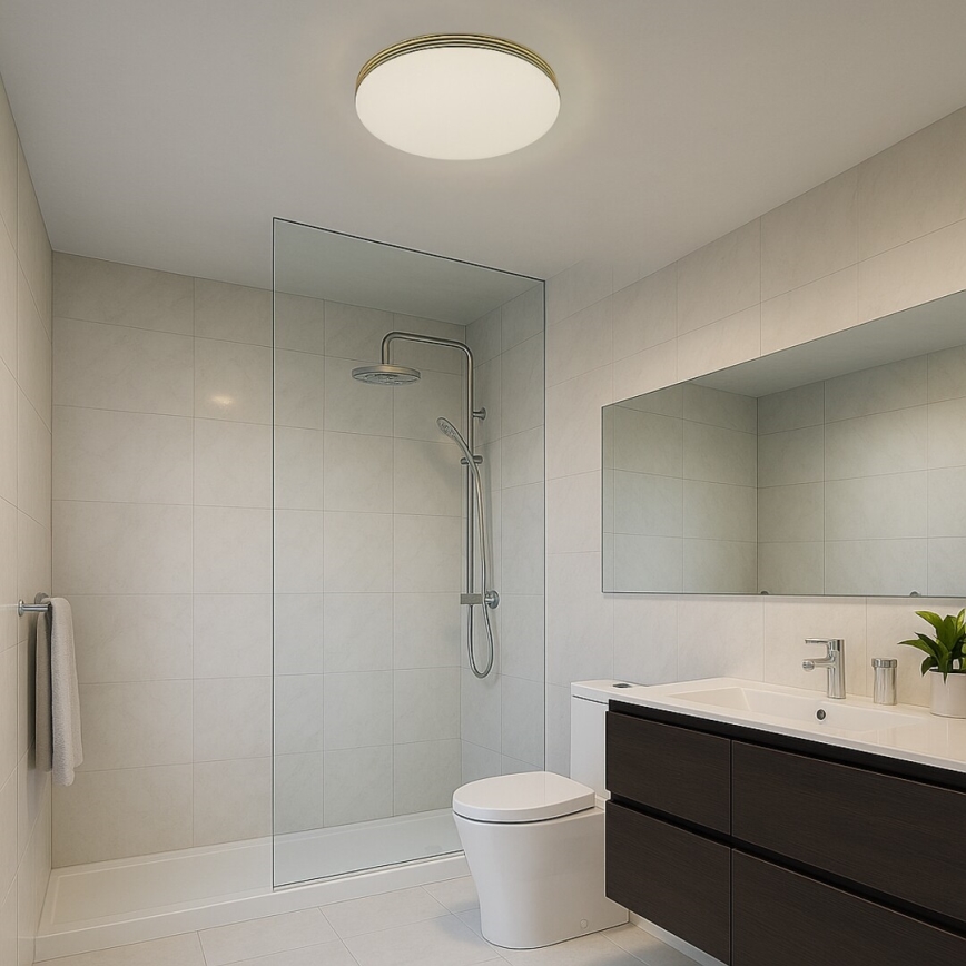 Rabalux - Plafón de techo LED para baño 18W/230V IP44 diámetro 34 cm