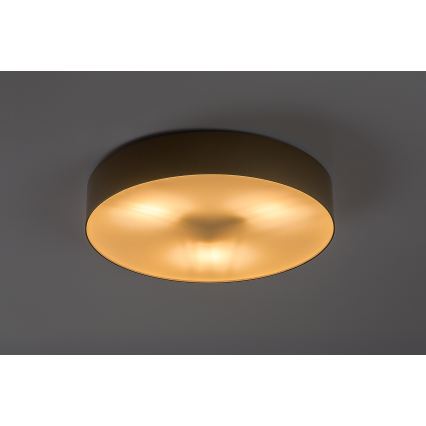 Rabalux - Luminaria de techo exterior 3xE27/9W/230V Ø 39 cm IP43 beige