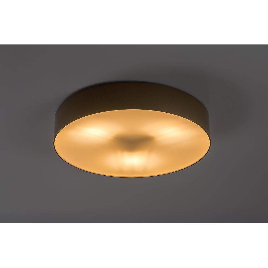 Rabalux - Luminaria de techo exterior 3xE27/9W/230V Ø 39 cm IP43 beige