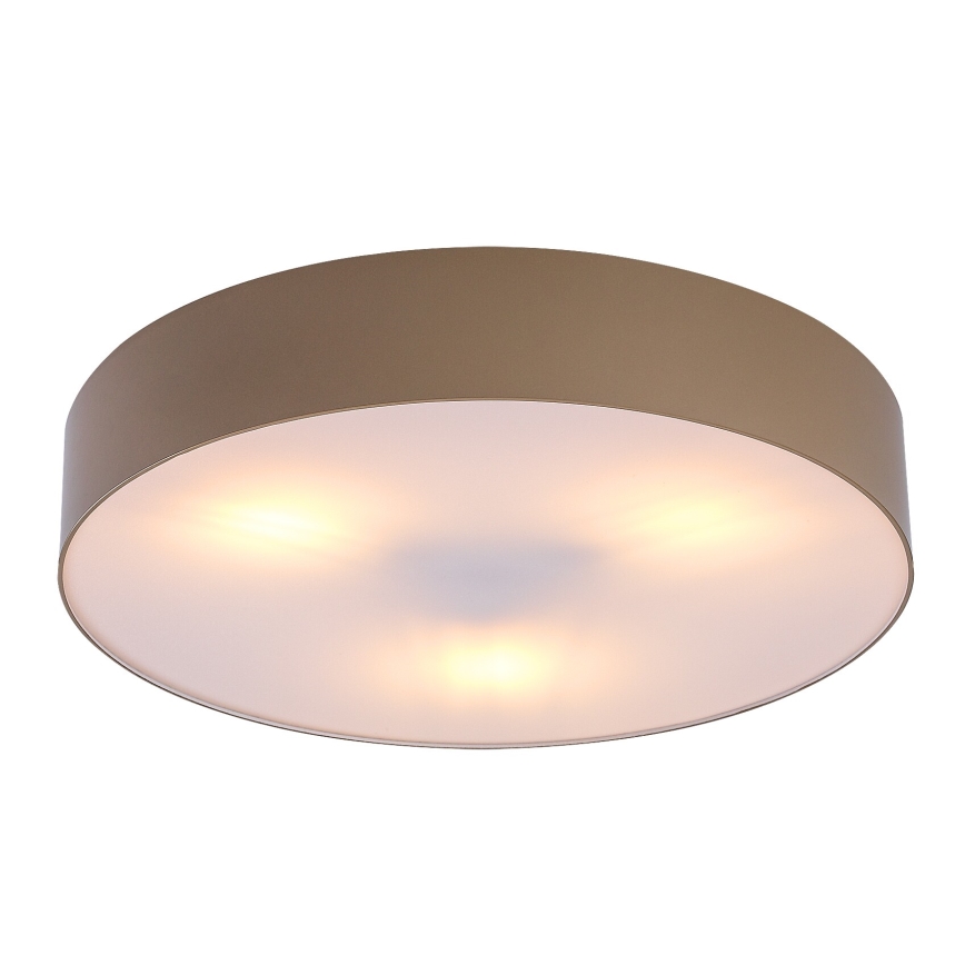 Rabalux - Luminaria de techo exterior 3xE27/9W/230V Ø 39 cm IP43 beige