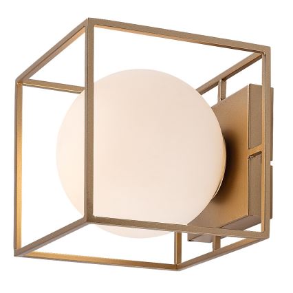 Rabalux - Aplique de pared para exteriores 1xE14/15W/230V IP44 dorado