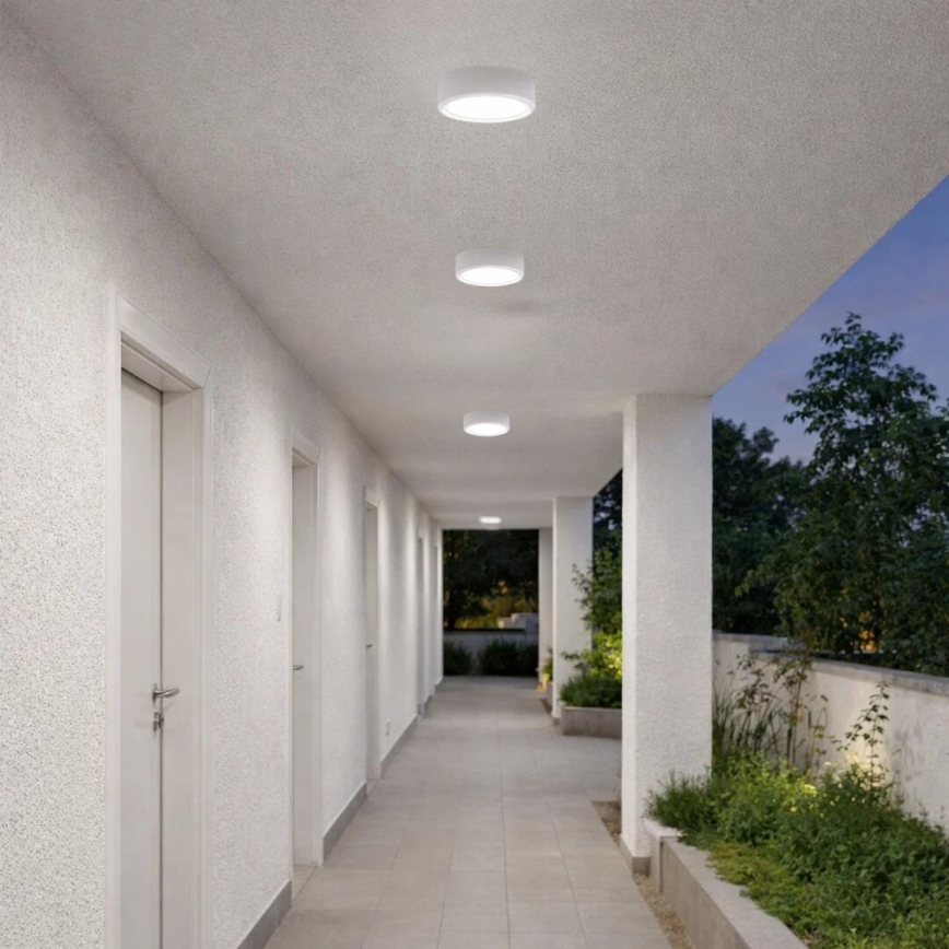 Rabalux - Luminaria de techo para baño LED/7W/230V Ø 12 cm IP44 blanca