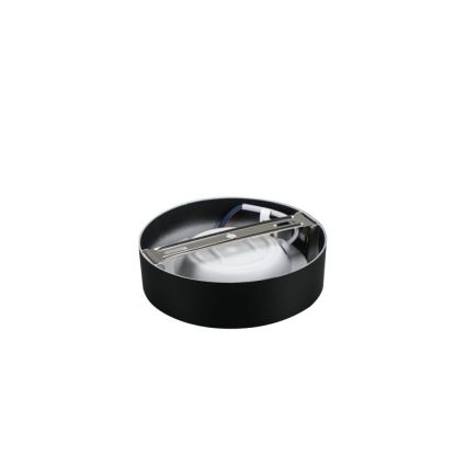 Rabalux - Plafón LED para baño 7W/230V Ø 12 cm IP44 negro