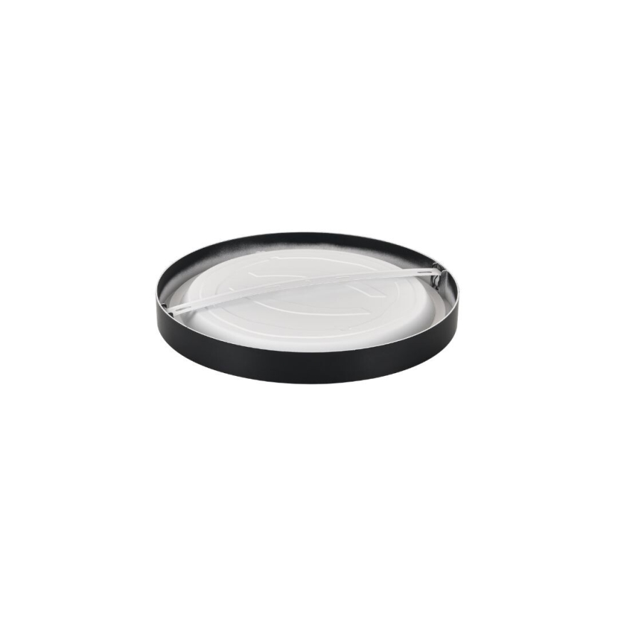 Rabalux - Luminaria de techo LED para baño LED/30W/230V Ø 30 cm IP44 negra