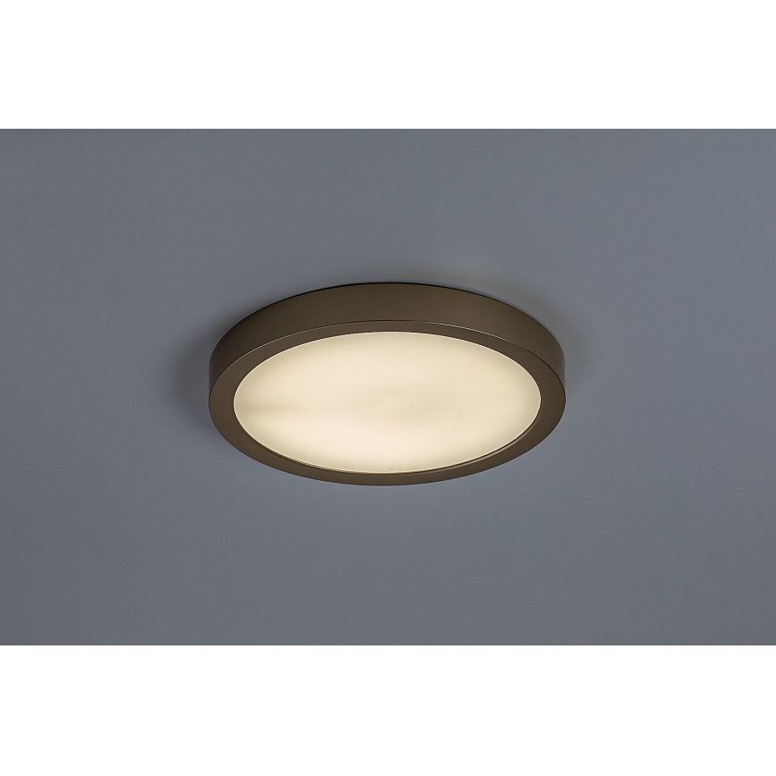 Rabalux - Plafón LED de techo para baño LED/30W/230V Ø 30 cm IP44 dorado