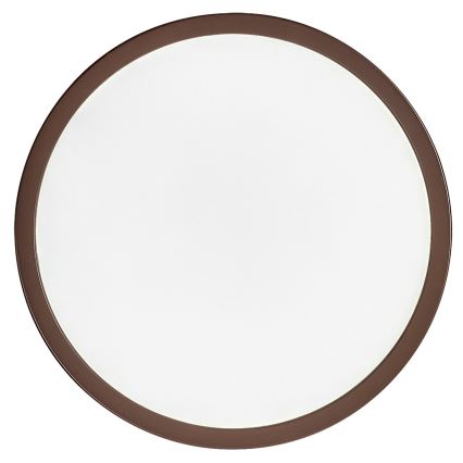 Rabalux - Plafón LED para baño, 18W, 230V, 3000/4000/6000K, Ø 29 cm, IP44, marrón