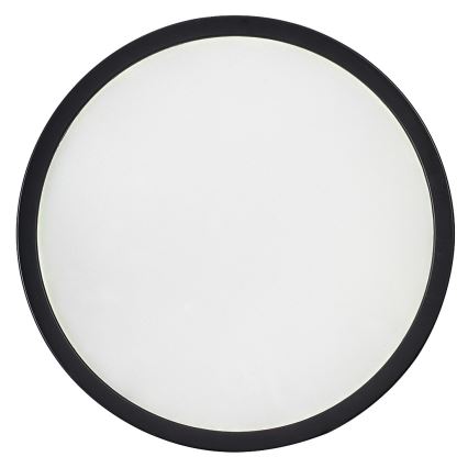 Rabalux - Plafón LED de techo para baño, 18 W, 230 V, 3000/4000/6000 K, Ø 29 cm, IP44, negro