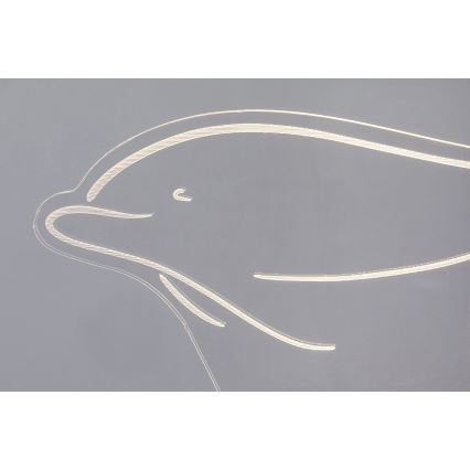 Rabalux - Lámpara de mesa LED infantil LED/2W/5V 3000K haya delfín