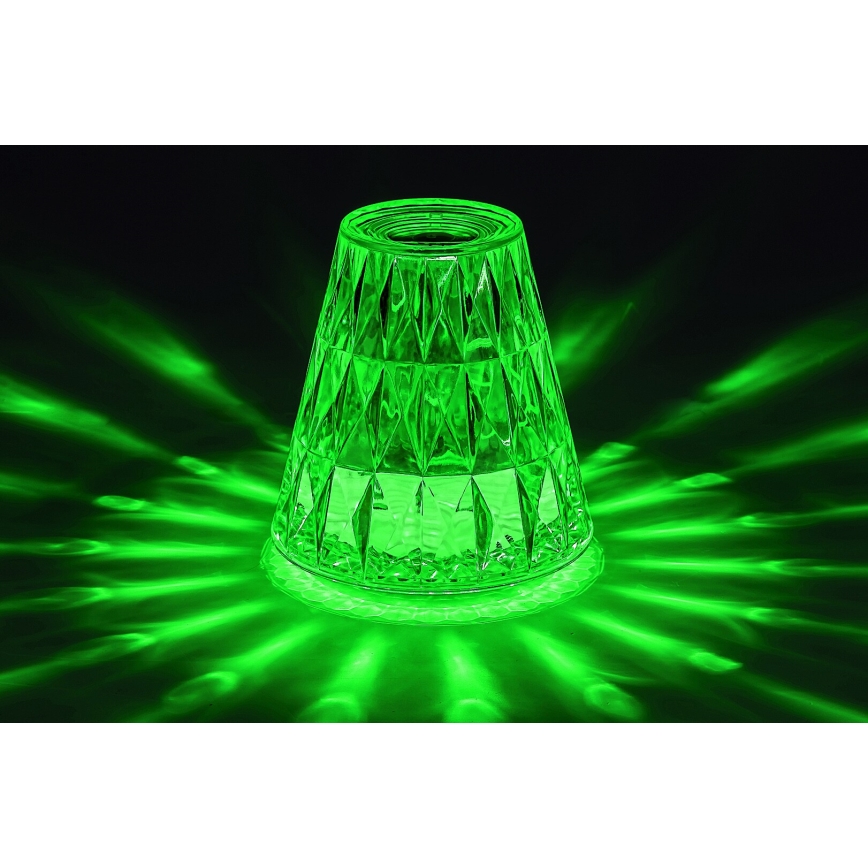 Rabalux 76004 - Lámpara de mesa LED RGB regulable y recargable SIGGY LED/2W/5V 3000K