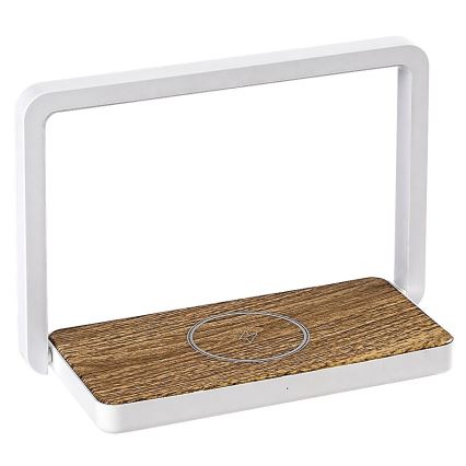 Rabalux - Lámpara de mesa LED regulable con cargador inalámbrico LED/4W/5V 3000K