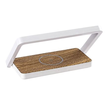 Rabalux - Lámpara de mesa LED regulable con cargador inalámbrico LED/4W/5V 3000K