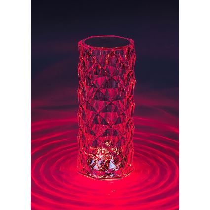 Rabalux 76015 - LED RGB Lámpara de mesa recargable y regulable SIGGY LED/1,5W/3,7V