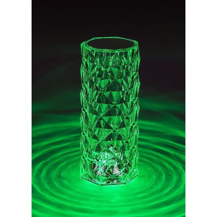 Rabalux 76015 - LED RGB Lámpara de mesa recargable y regulable SIGGY LED/1,5W/3,7V
