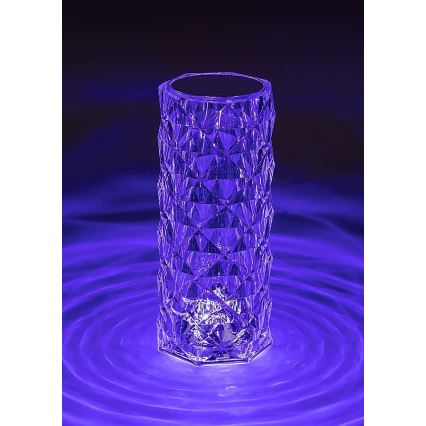 Rabalux 76015 - LED RGB Lámpara de mesa recargable y regulable SIGGY LED/1,5W/3,7V