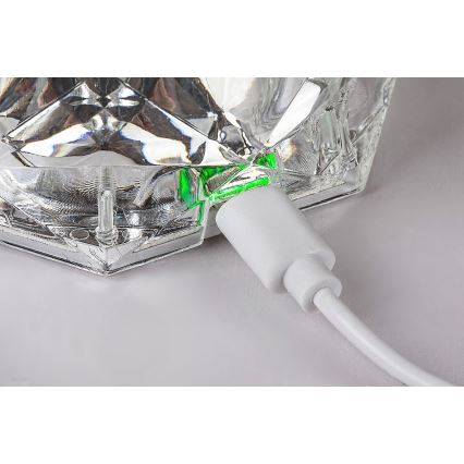 Rabalux 76015 - LED RGB Lámpara de mesa recargable y regulable SIGGY LED/1,5W/3,7V