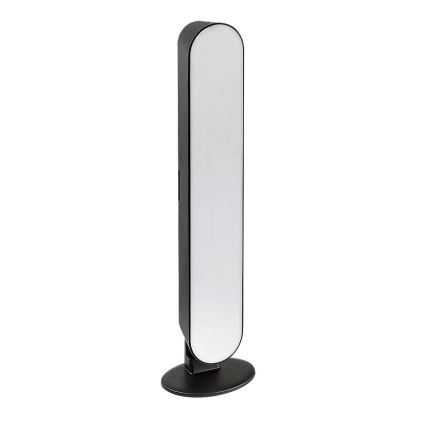 Rabalux - Lámpara de mesa LED RGB regulable y recargable LED/3W/5V negro + mando a distancia