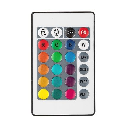 Rabalux - Lámpara de mesa LED RGB regulable y recargable LED/3W/5V negro + mando a distancia