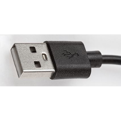 Rabalux - Lámpara de mesa LED RGB regulable LED/3W/5V púrpura + mando a distancia