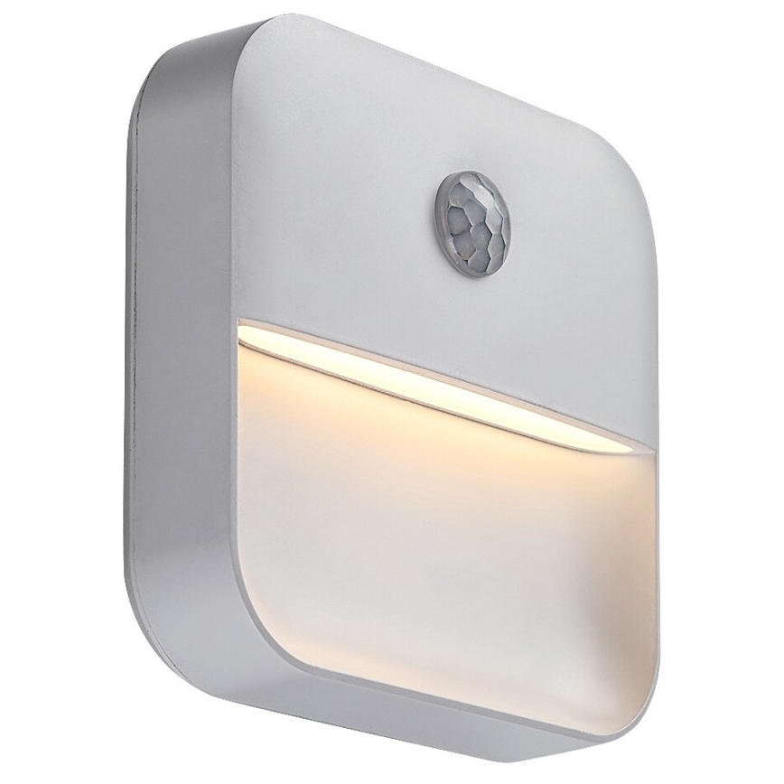 Rabalux - LED Night Recargable claro con sensor LED/0,15W/3,7V 3000K 300 mAh