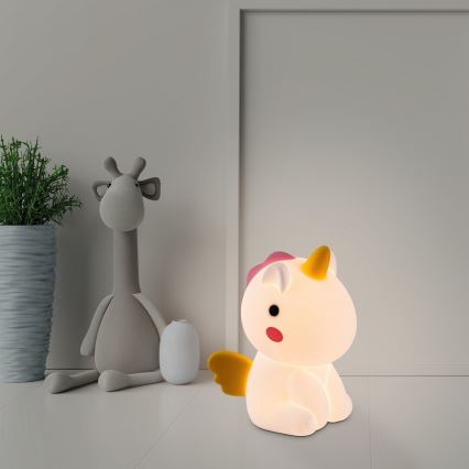 Rabalux 76020 - Lámpara LED RGB regulable para niños UNICOO LED/0,45W/5V