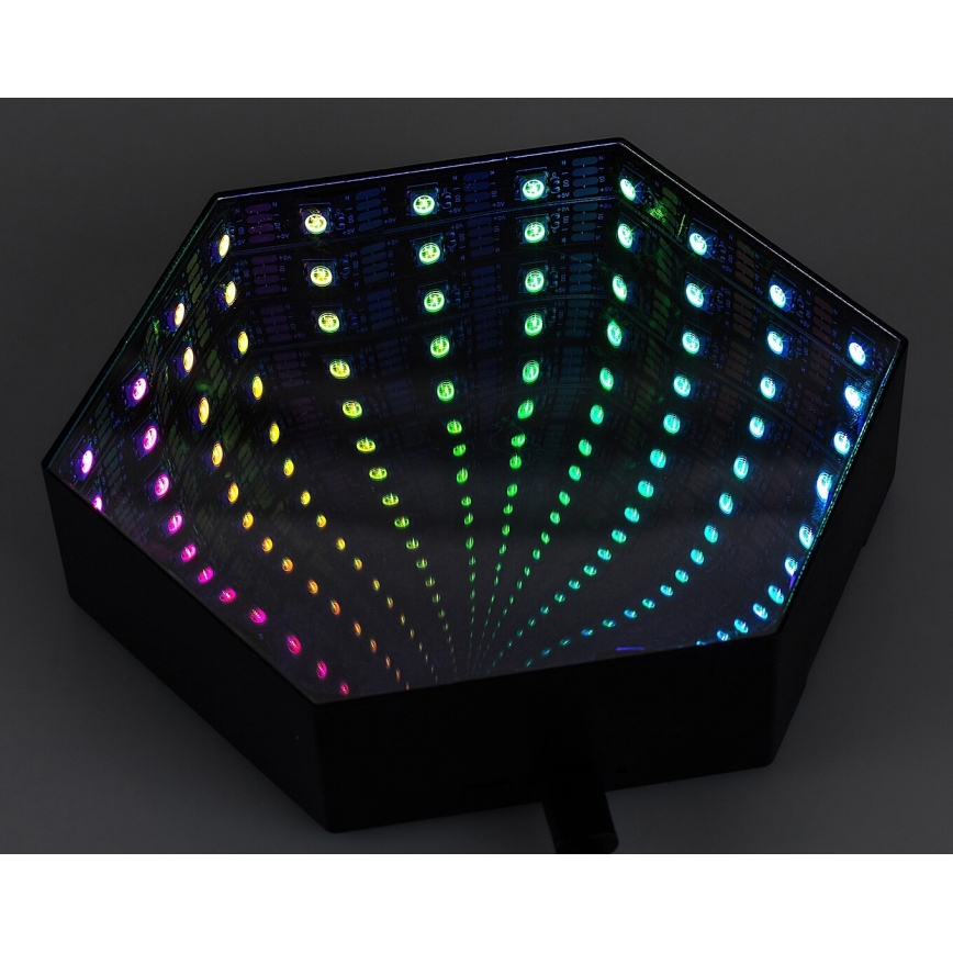 Rabalux - Lámpara de mesa LED RGB regulable LED/1W/5V/3xAA + mando a distancia