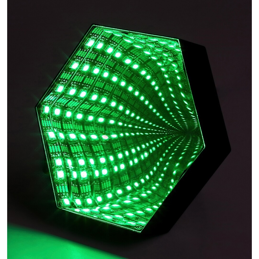 Rabalux - Lámpara de mesa LED RGB regulable LED/1W/5V/3xAA + mando a distancia