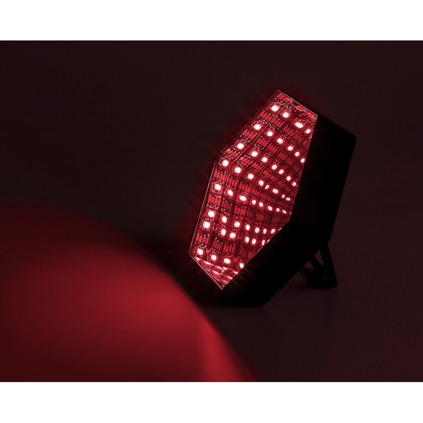 Rabalux - Lámpara de mesa LED RGB regulable LED/1W/5V/3xAA + mando a distancia