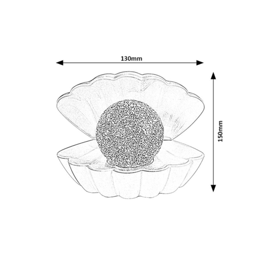 Rabalux - LED RGB Lámpara decorativa LED/0,8W/3xAAA
