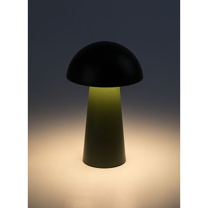 Rabalux - Lámpara exterior LED recargable con control táctil y regulable LED/1,5W/5V IP44 1200 mAh USB verde