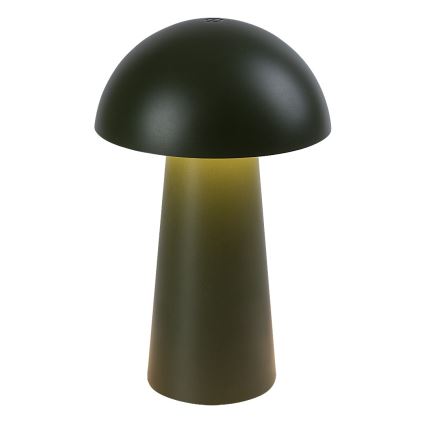 Rabalux - Lámpara exterior LED recargable con control táctil y regulable LED/1,5W/5V IP44 1200 mAh USB verde