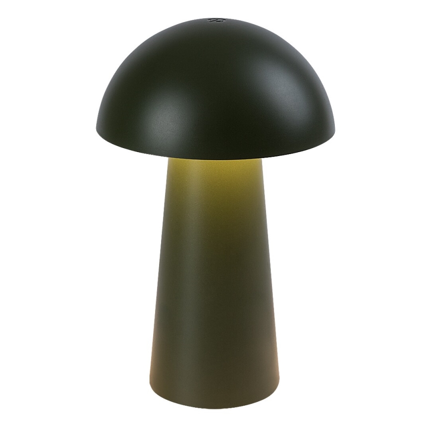 Rabalux - Lámpara exterior LED recargable con control táctil y regulable LED/1,5W/5V IP44 1200 mAh USB verde