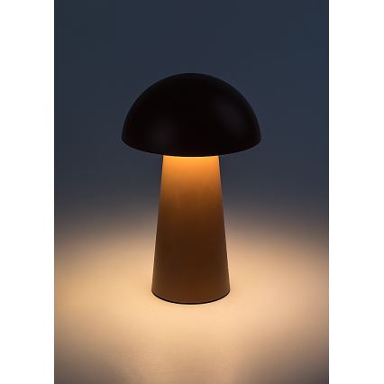 Rabalux - Lámpara LED regulable recargable con control táctil para exterior LED/1,5W/5V IP44 1200 mAh USB marrón