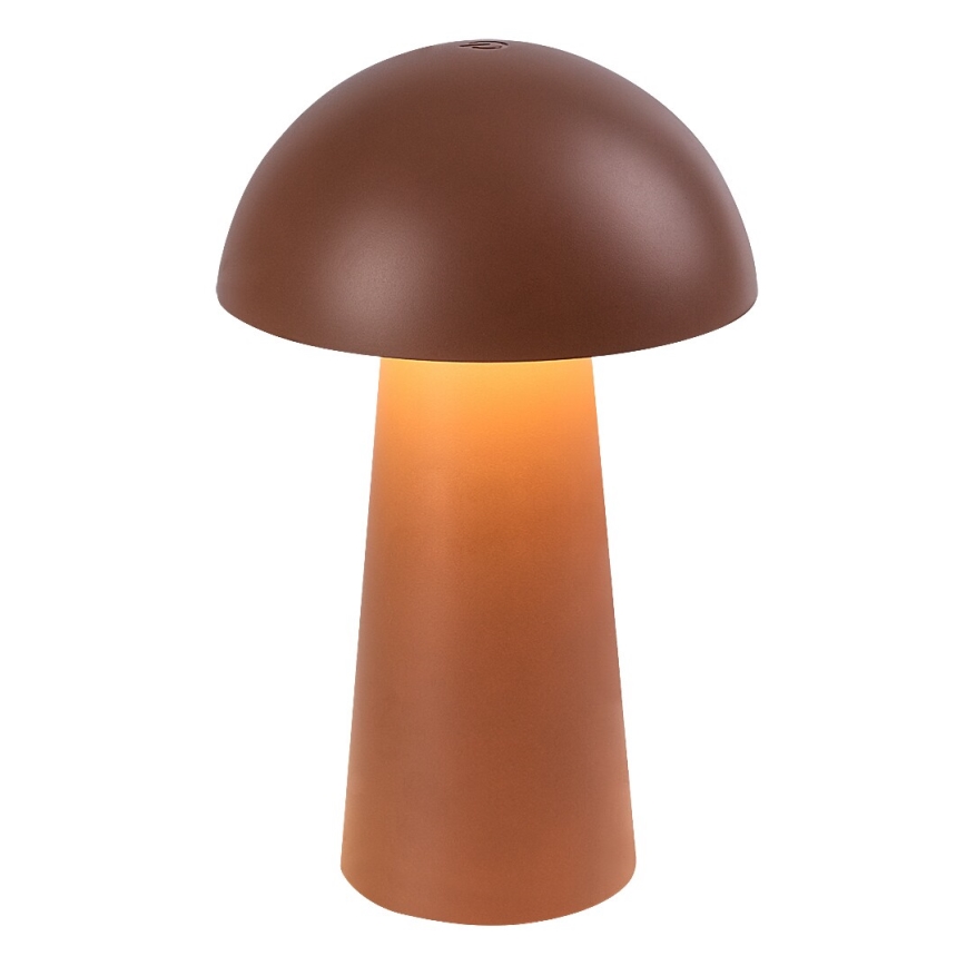Rabalux - Lámpara LED regulable recargable con control táctil para exterior LED/1,5W/5V IP44 1200 mAh USB marrón