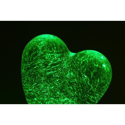 Rabalux - Lámpara decorativa LED RGB/0,8W/3xAA en forma de corazón