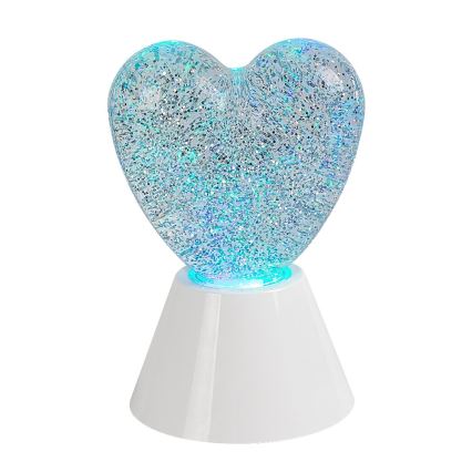 Rabalux - Lámpara decorativa LED RGB/0,8W/3xAA en forma de corazón
