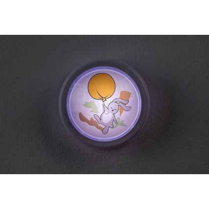 Rabalux - Luz nocturna LED para niños LED/0,3W/2xAA 6000K