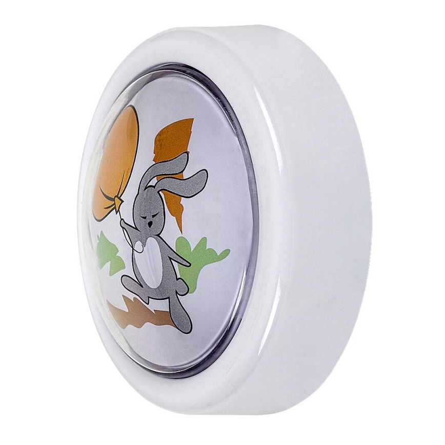 Rabalux - Luz nocturna LED para niños LED/0,3W/2xAA 6000K